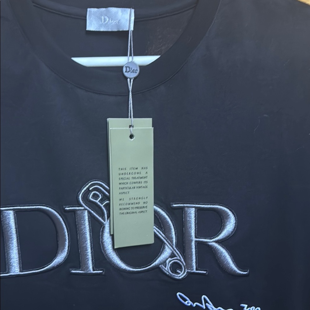 Dior Black Short Sleeve Tee - Picture 3 of 5